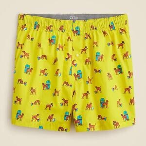 NWT J. Crew Golden Retriever Printed Boxer S